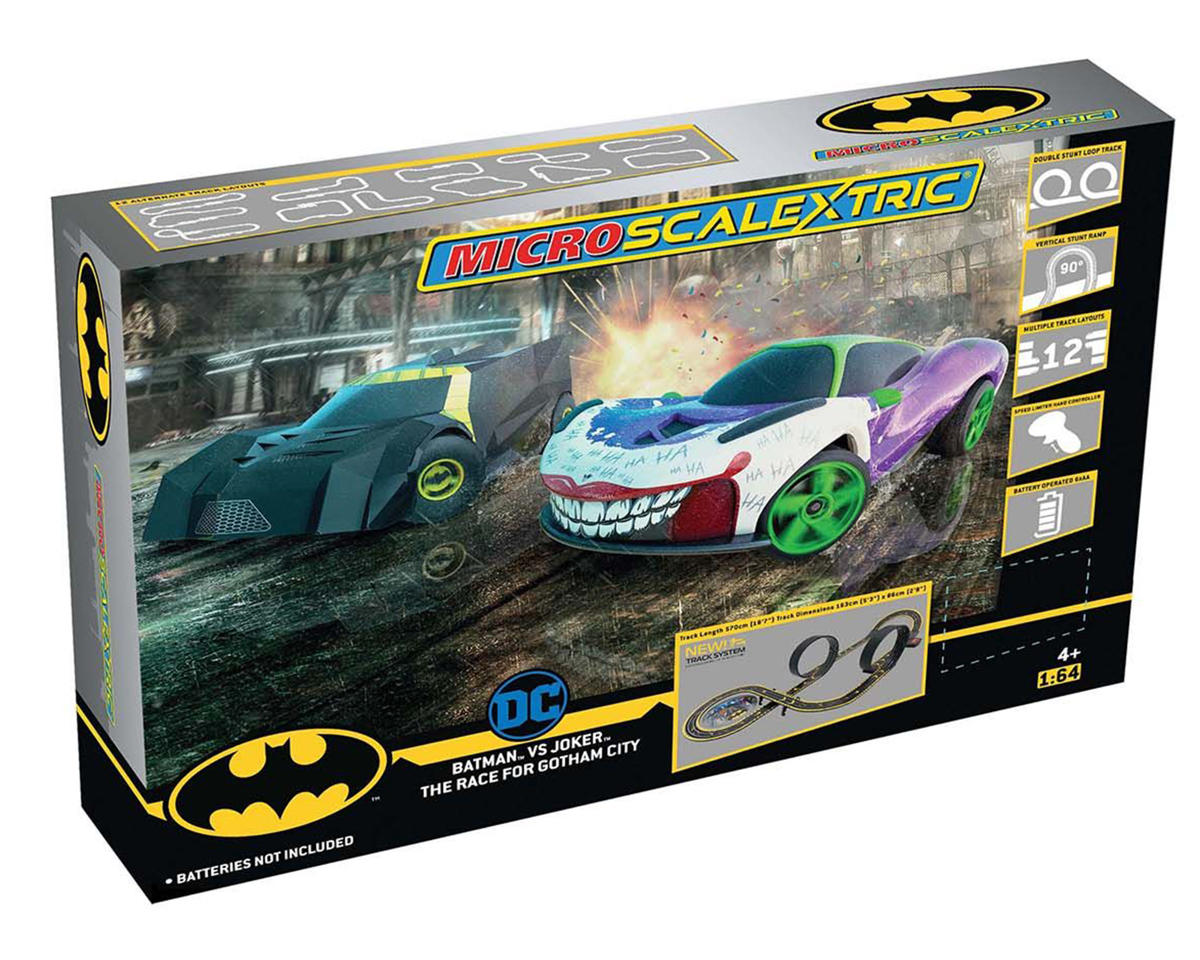 Scalextric Micro Batman vs Joker The Race For Gotham City - w/Micro Batman™ & Joker™ Cars